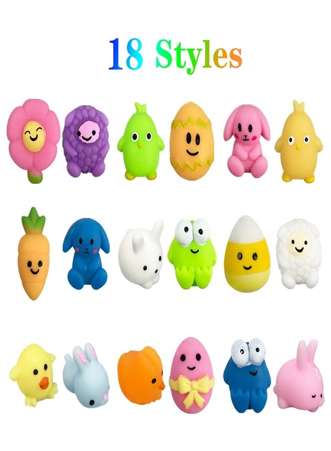 Jofan 36 PCS Easter Mochi Squishy Toys Stress Relief Squishies for Kids Boys Girls Toddlers Easter Basket Stuffers Egg Fillers Gifts Party Favors - Image 2