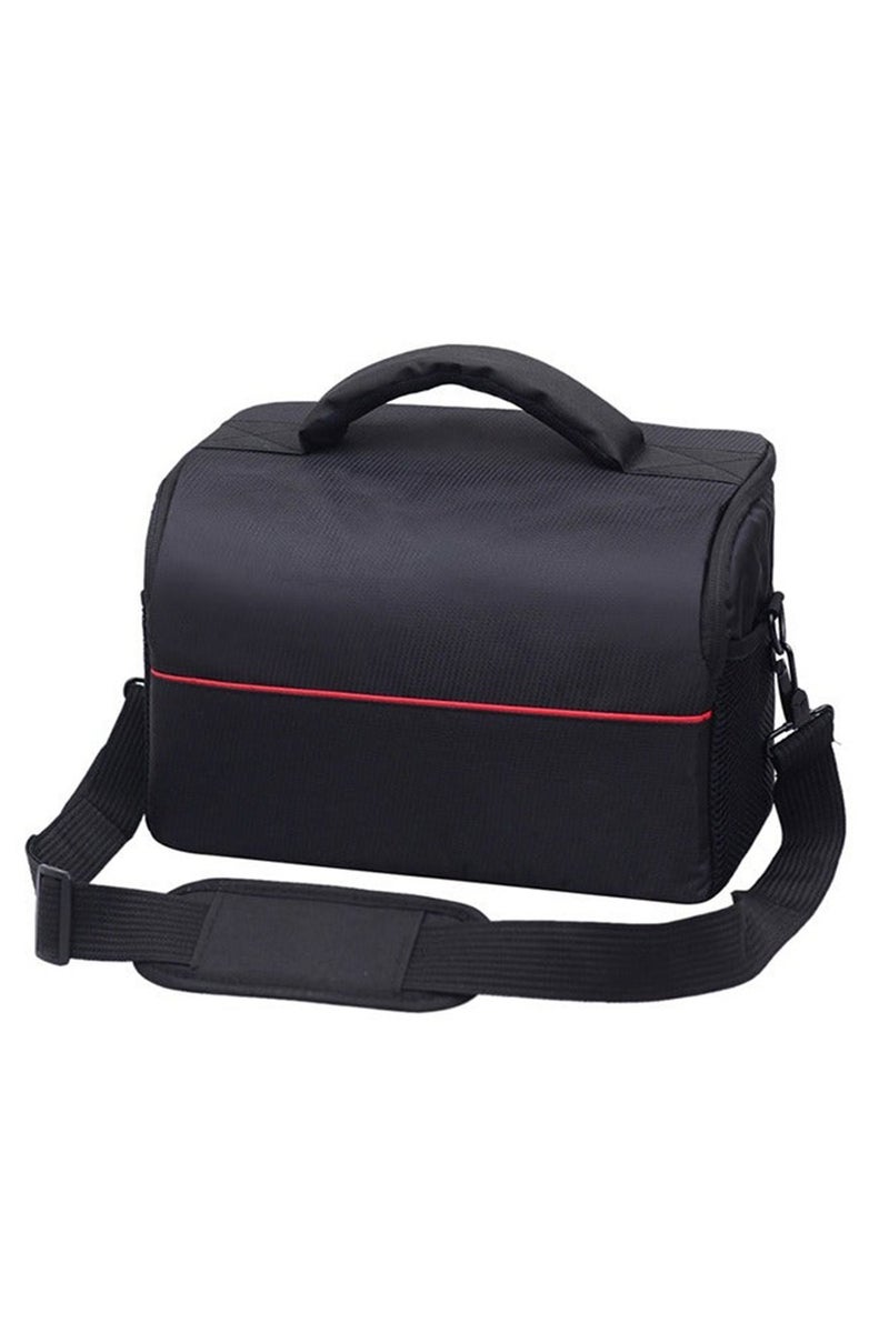 Black Camera Bag,Waterproof Anti-shock Camera Case Bag Compatible for Canon, Nikon, Sony, Olympus, Panasonic, Samsung, Pentax and More Cameras - Image 1