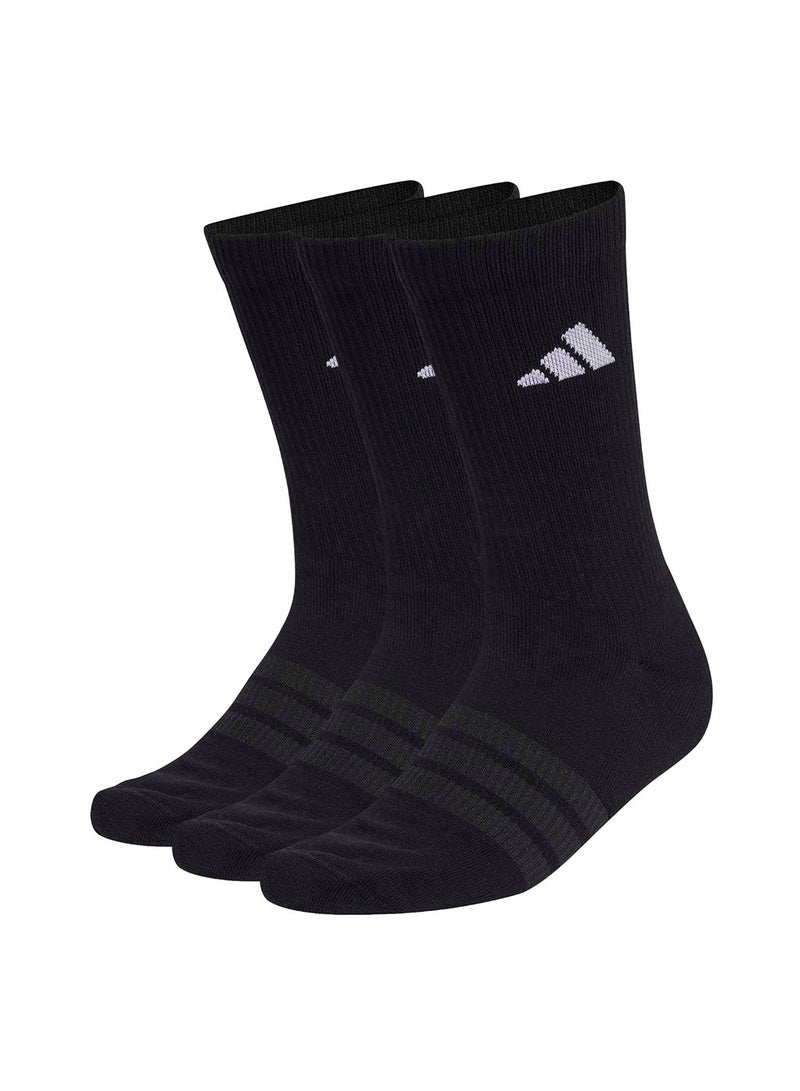 Adidas Cushioned Sportswear Crew Socks 3 Pair Pack - Image 1