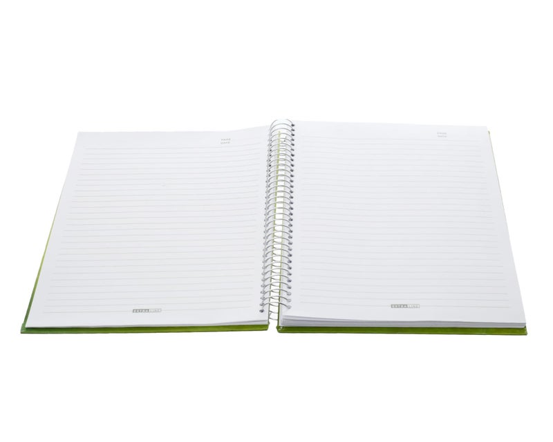 Extra Line University Notebook Spiral Wire 120 Pages Heart Shape Green Hard Cover A4 notebook with smooth pages and strong binding green - Image 3