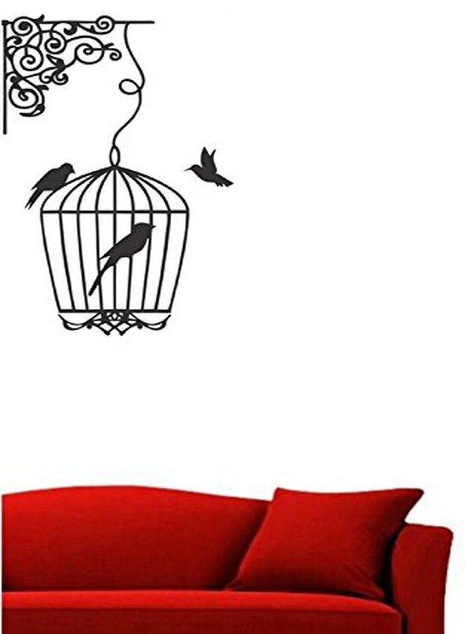 Sticker Studio Causes with Birds Wall Sticker (PVC Vinyl,Size -60 cm x 38 cm) - Image 1