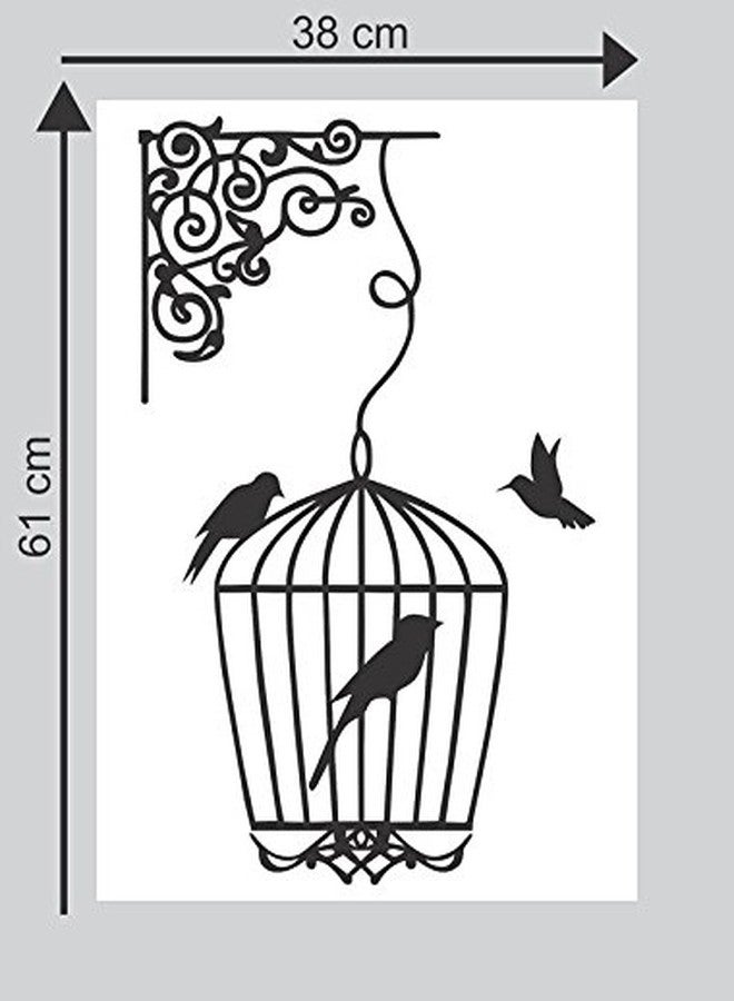 Sticker Studio Causes with Birds Wall Sticker (PVC Vinyl,Size -60 cm x 38 cm) - Image 2