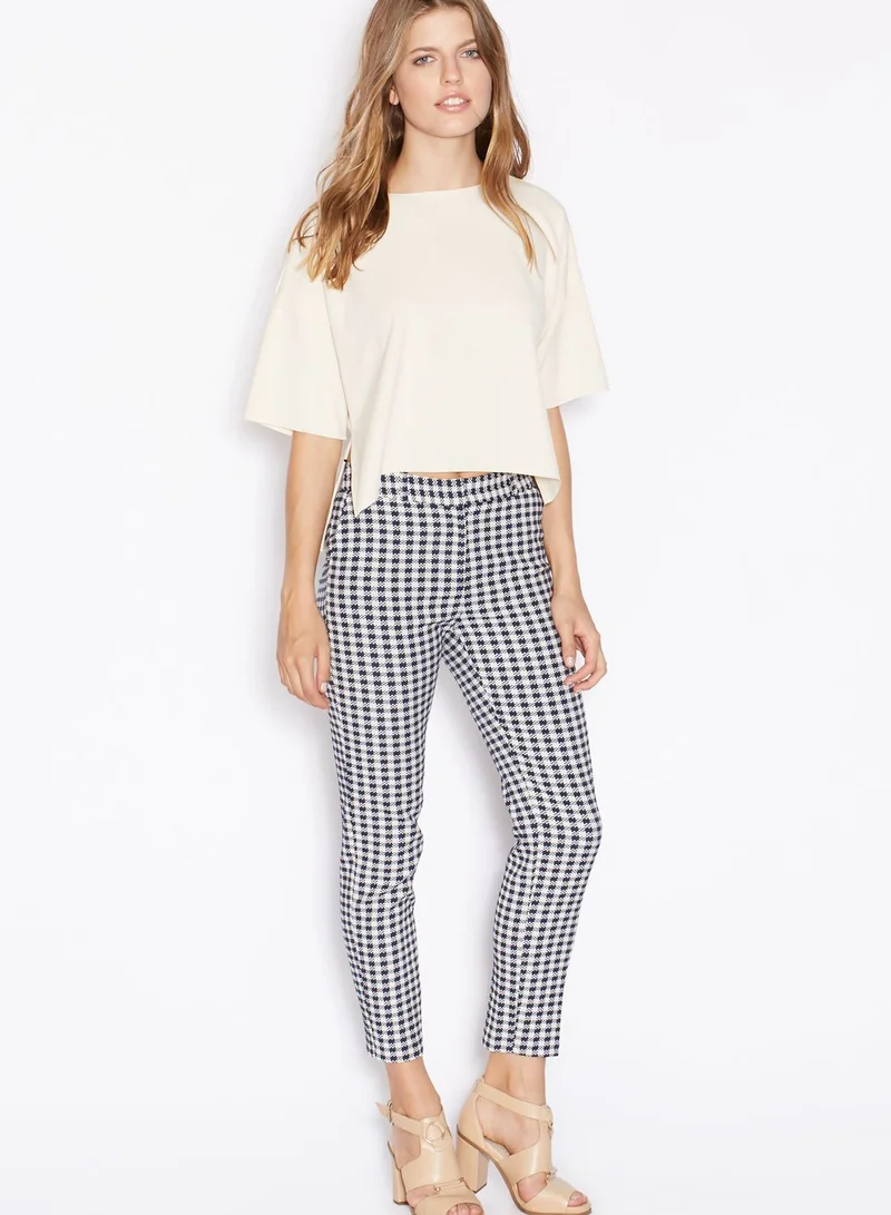 TOPSHOP Gingham Cigarette Pants