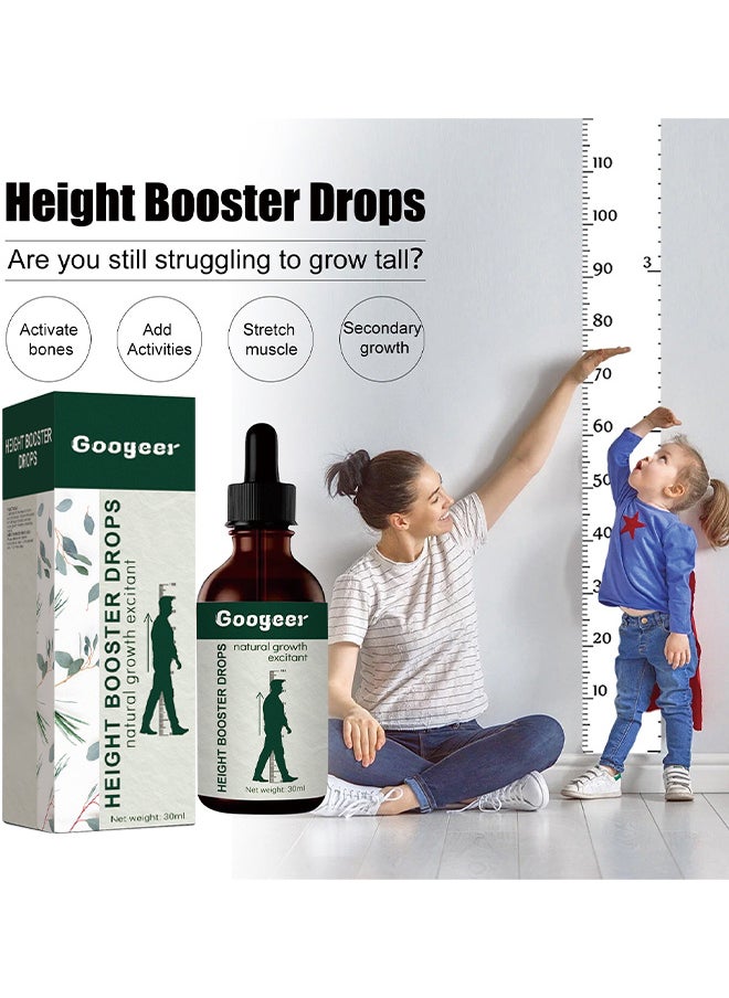 Googeer Height Increase Drops, Natural Growth Stimulants, Youth Bone Growth Increase Oil, Natural Herbal Height Increase Essential Oil, Adult Height Increase, Bone Growth 30ML  - Image 4