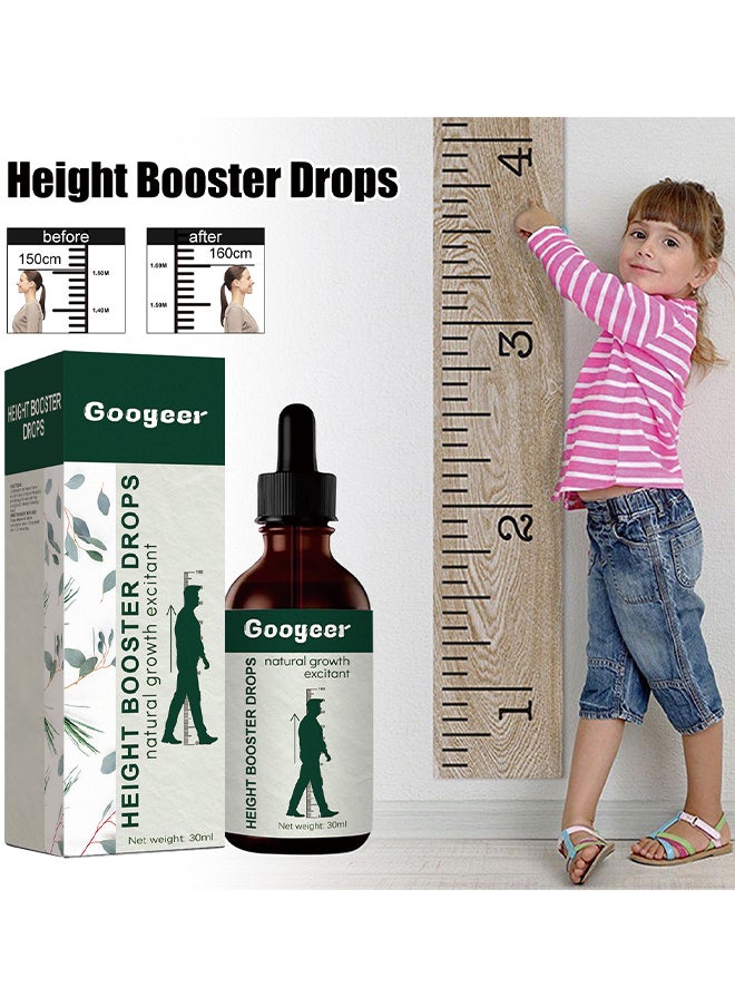 Googeer Height Increase Drops, Natural Growth Stimulants, Youth Bone Growth Increase Oil, Natural Herbal Height Increase Essential Oil, Adult Height Increase, Bone Growth 30ML  - Image 2