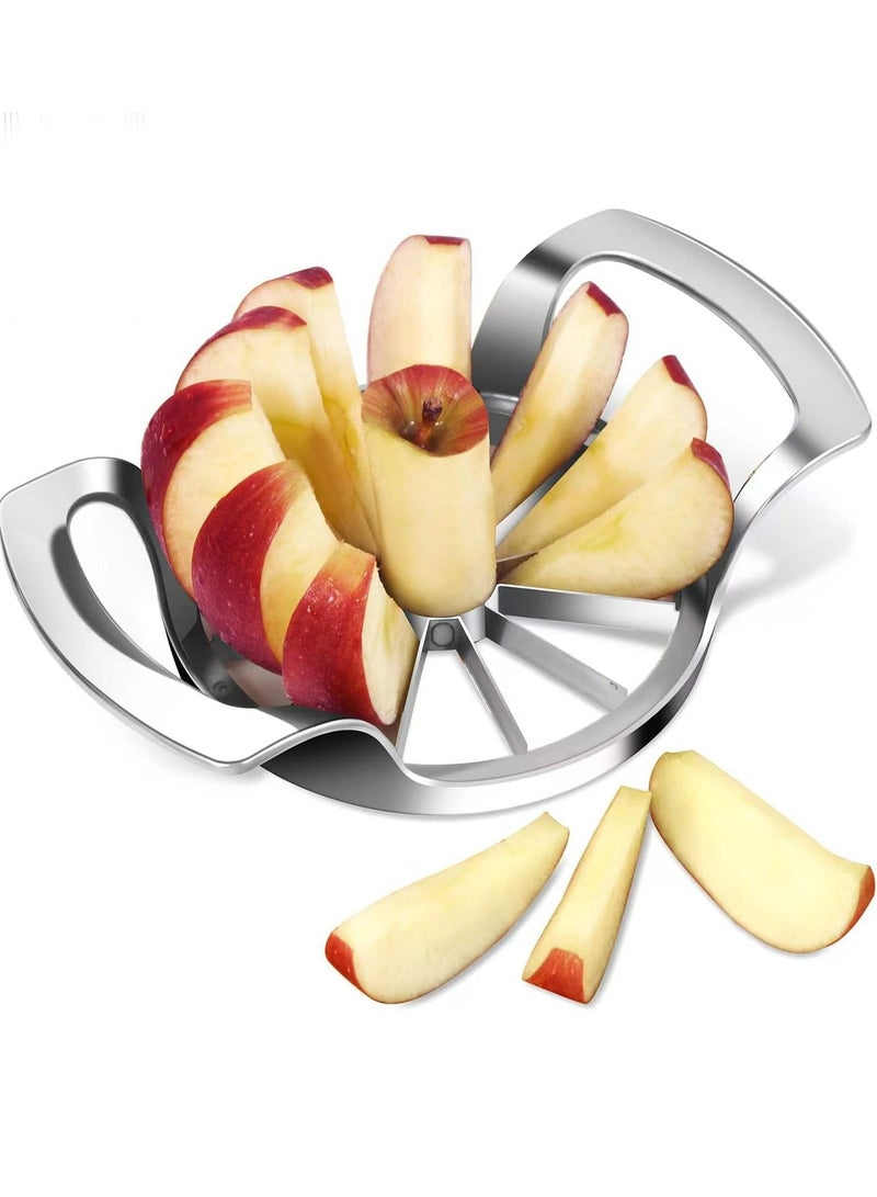 Oasisgalore 12-Slice Apple Slicer, Stainless Steel Apple Corer, Sturdy Apple Slicer and Corer  - Image 1
