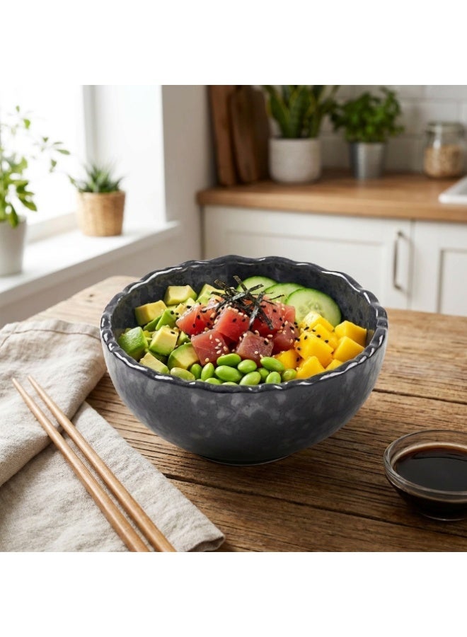 Ariane Premium Fine Porcelain Non-Stackable Bowl 14cm Erosion Cinder Black - Image 2