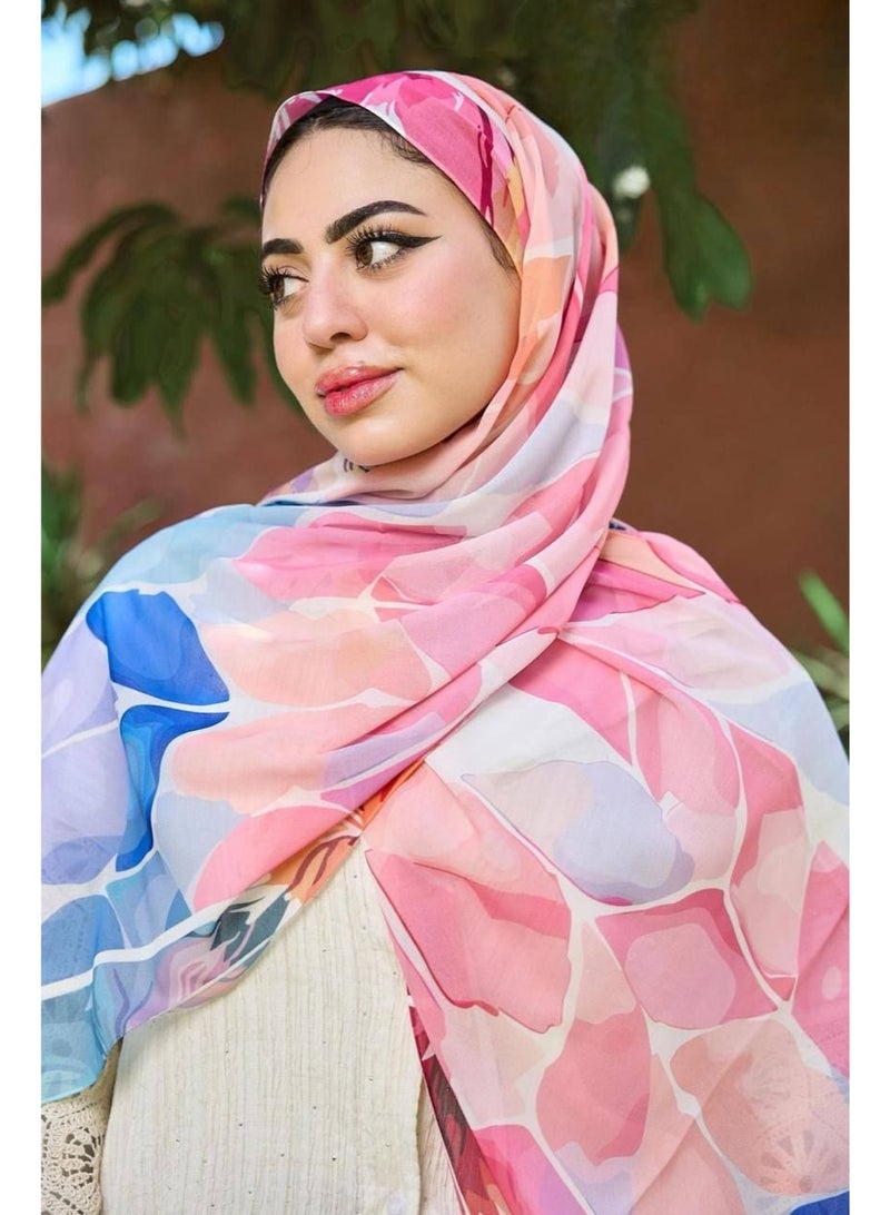 Scarf chiffon for women hijab 200×75 cm - Image 2