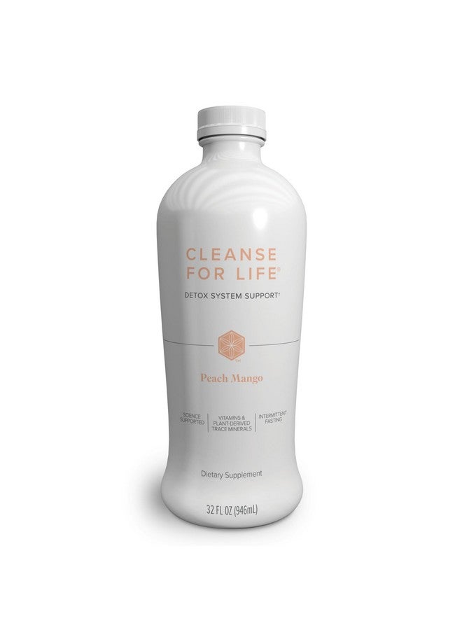 Isagenix نظام التطهير Isagenix Cleanse for Life - دعم نظام التخلص من السموم مع الفيتامينات والمعادن - دعم الأيض الصحي مع مكمل مضاد الأكسدة - مشروب تطهير خالي من الغلوتين وفول الصويا - خوخ مانجو، 32 أونصة - Image 1