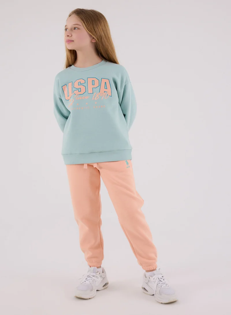 يو اس بولو اسن طقم جمبسوت بنات يو إس بولو أسن. أخضر بحري