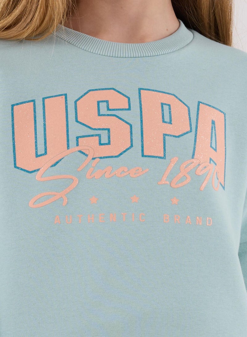 يو اس بولو اسن طقم جمبسوت بنات يو إس بولو أسن. أخضر بحري - Image 5