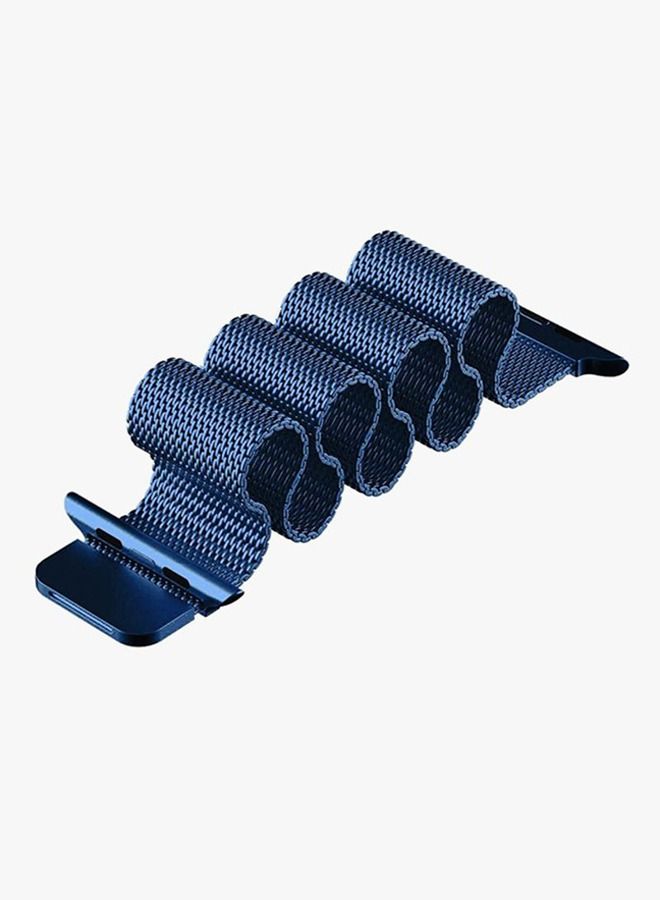 Replacement Band For Apple Watch Series 5/6/7 42/44/45mm Blue - Image 2