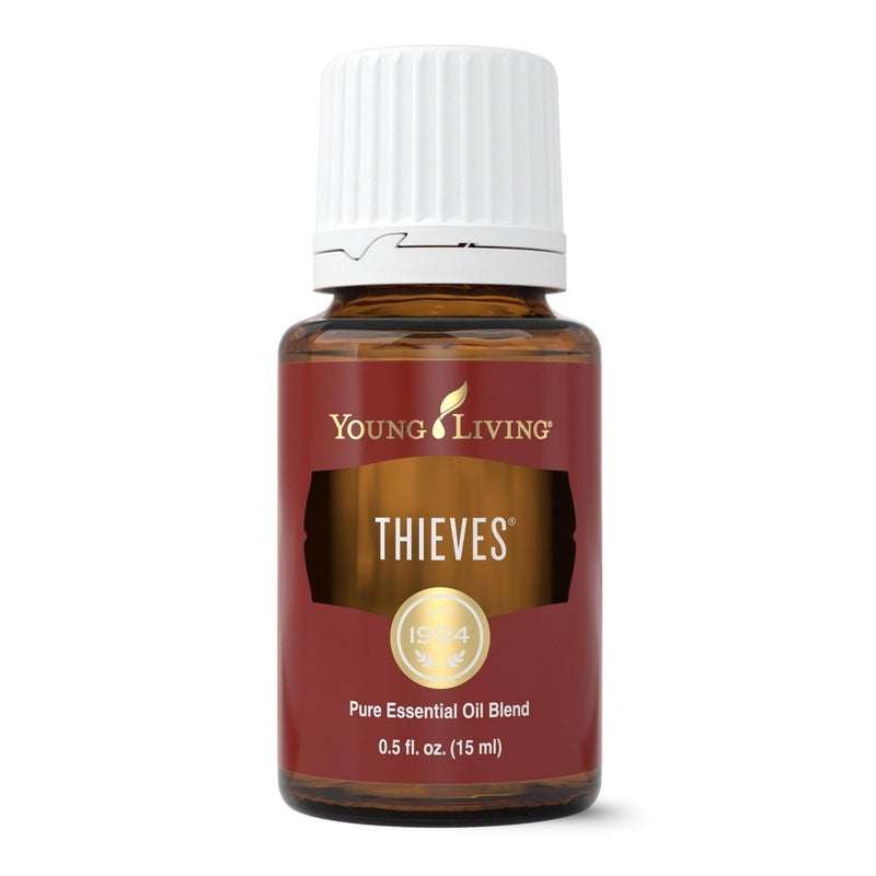 Young Living Essential Oil Blend | Refreshing & Soothing Aroma | 100% Pure Essential Oil for Home, Work, & Personal Use | Thieves | 15 ml - Image 1