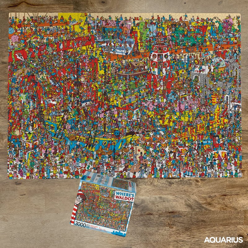 Aquarius Whereâ€™s Waldo 3000-Piece Jigsaw Puzzle - Image 3