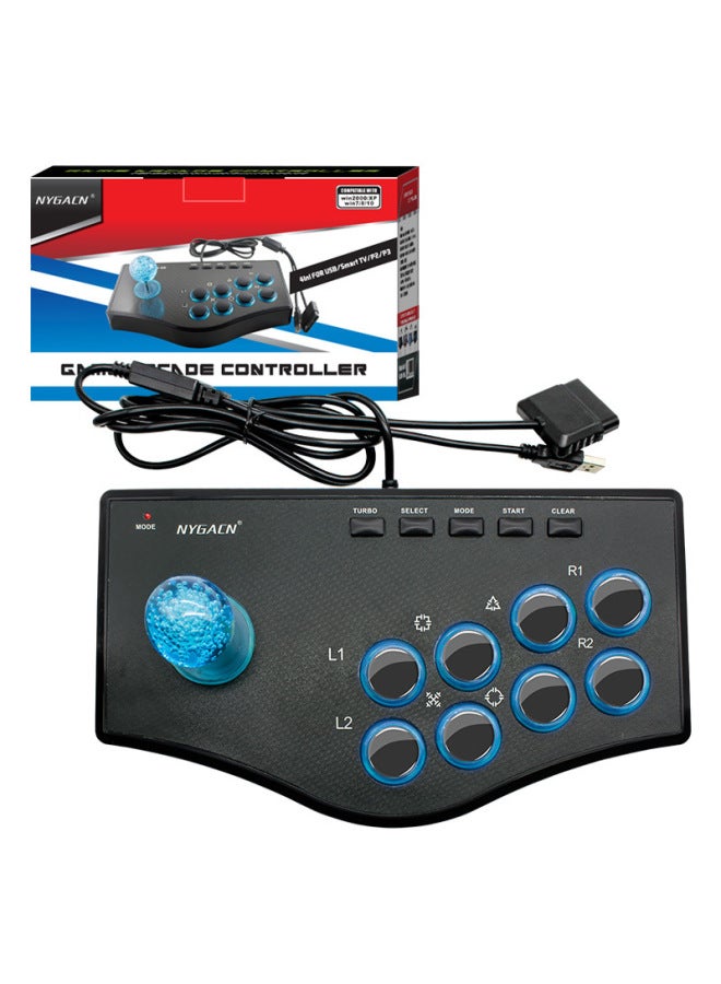 NYGACN P2 Computer Tv Projector Game Console Joystick P3 Android Mobile Phone Joystick Wired King Of Fighters Arcade Joystick - Image 1