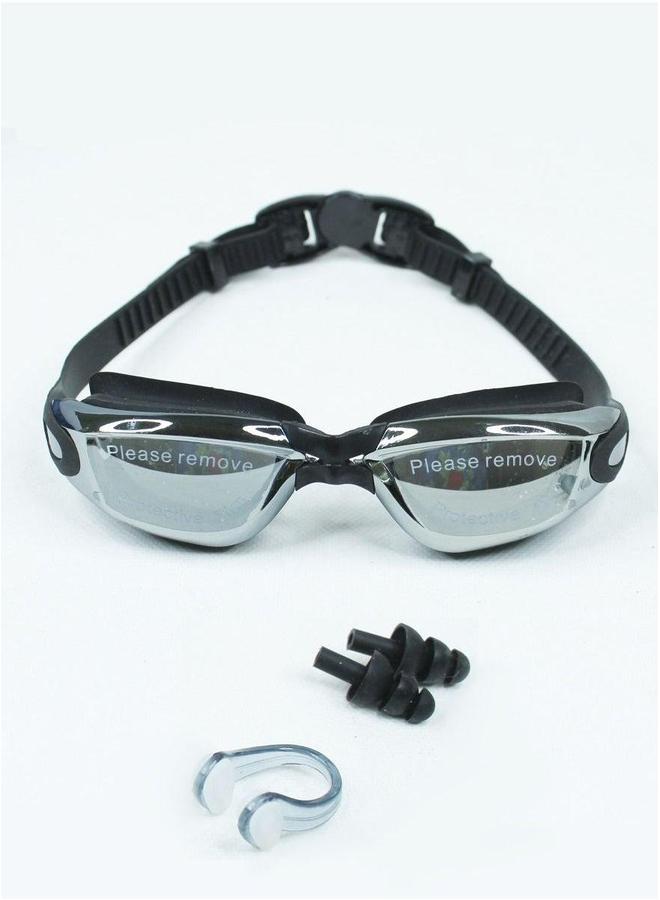 Generic Swim Goggles for Men Women Teens Anti-Fog UV Protection Leak-Proof Professional swim goggles with nose clip and earplugs - Image 4