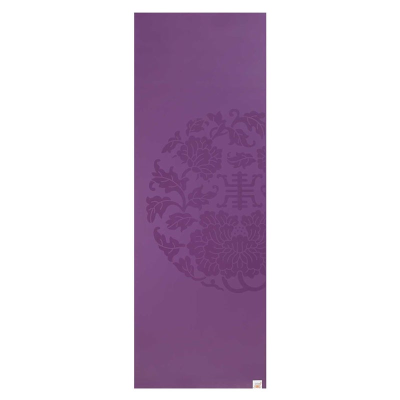Gaiam حصيرة يوغا جايام بقبضة جافة - بسماكة 5 مم، حصيرة تمارين ولياقة غير قابلة للانزلاق لليوغا العادية أو الساخنة، البيلاتس، وتمارين الأرض - دعم مبطن، طلاء غير قابل للانزلاق - 68 × 24 بوصة - أسود - Image 2