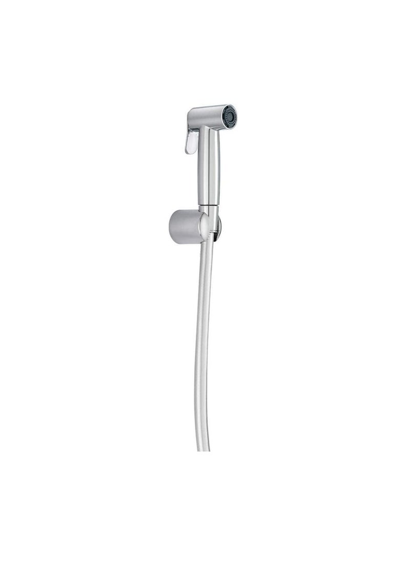 RAK Shattaf ABS Material Chrome Plated + Logo Flex Hose RAK32006/RAK32007  - Image 1