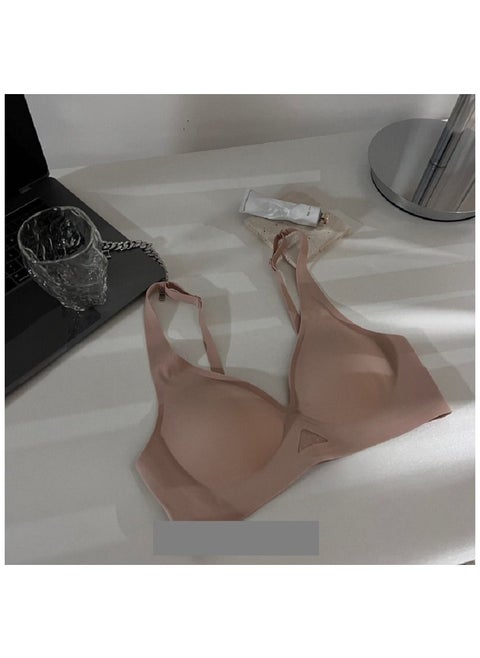 Women's Mesh Deep V Hollow Soft Support Jelly Bra