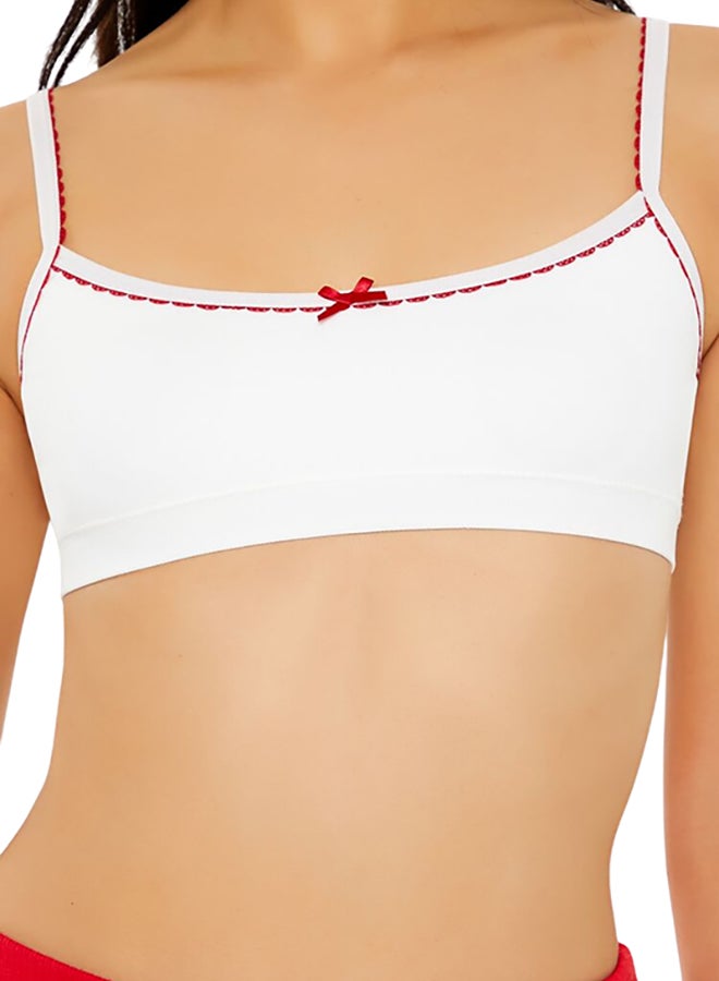 FOREVER 21 Seamless Bow Bralette - Image 1