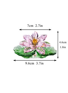 RARELY Crystal Pink Bowl Lotus Crafts Ornaments Dresser Special Ornaments To Give Mom Sisters And Friends The Best Gift  - Image 4