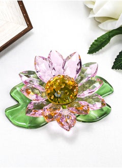 RARELY Crystal Pink Bowl Lotus Crafts Ornaments Dresser Special Ornaments To Give Mom Sisters And Friends The Best Gift  - Image 1