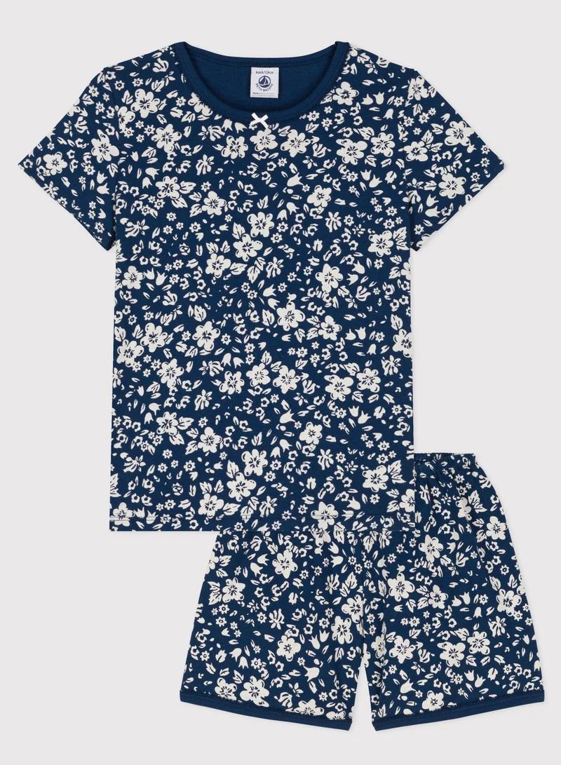 Petit Bateau Kids Floral Pyjama Set