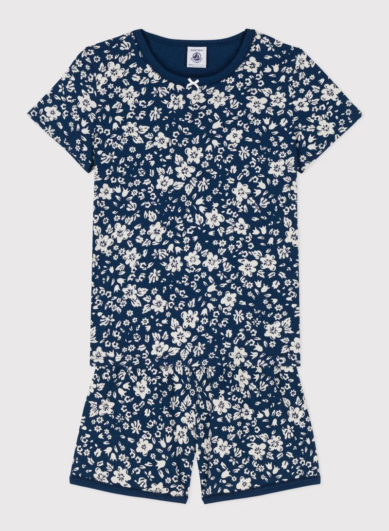 Petit Bateau Kids Floral Pyjama Set