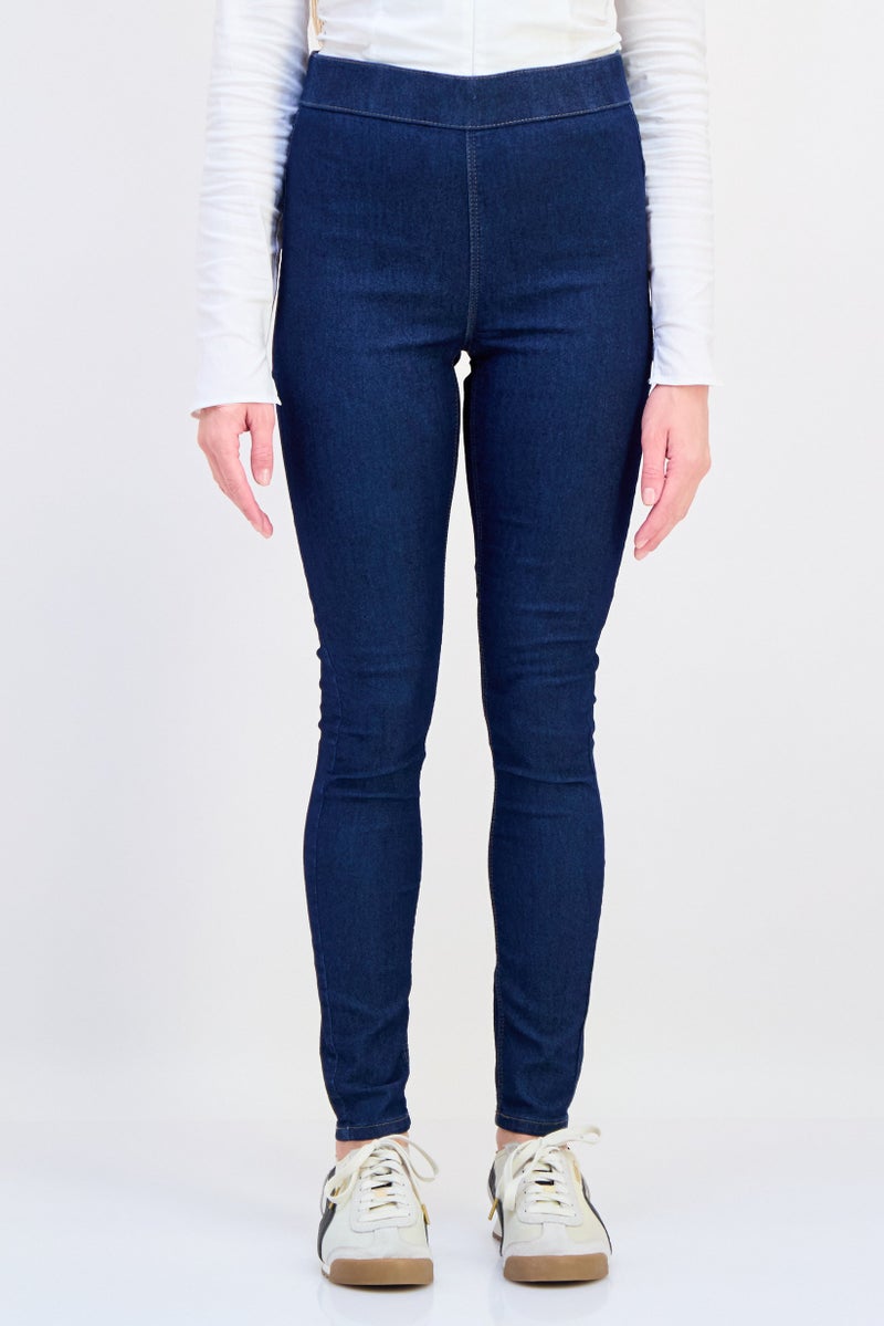 VERO MODA I Scenery By Vero Moda Women Regular Fit Washed Stretchable Jeans, Navy  - Image 1