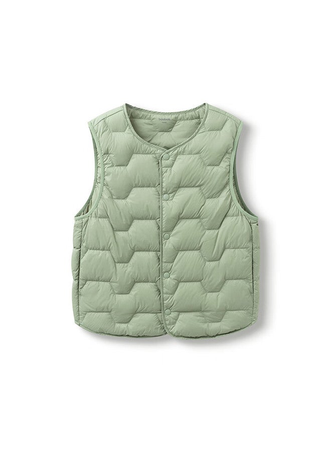 Balabala Kids Lightweight Down Vest Boys Girls Winter Three-proof Jacket Mall Same Style - Image 3