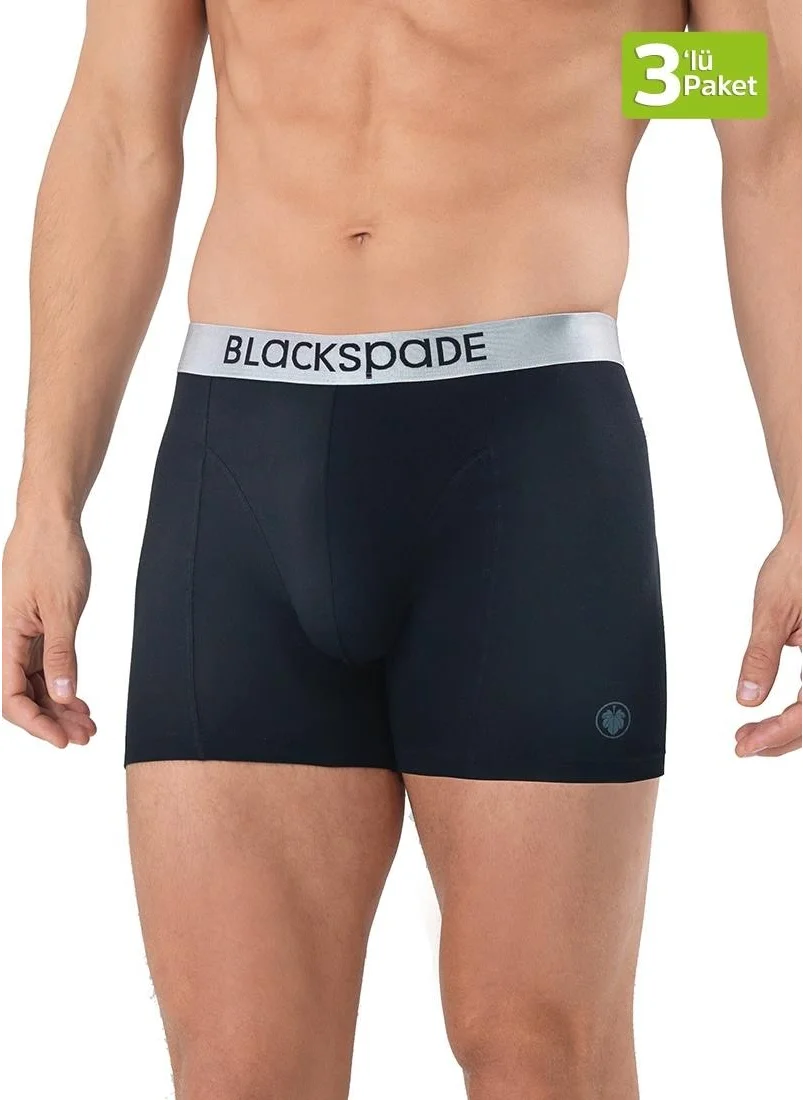 Blackspade Men's Boxer 3-Pack Modern Basics 9471 - Black