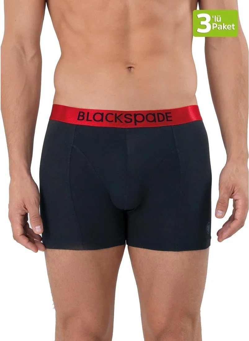 Blackspade Men's Boxer 3-Pack Modern Basics 9471 - Black