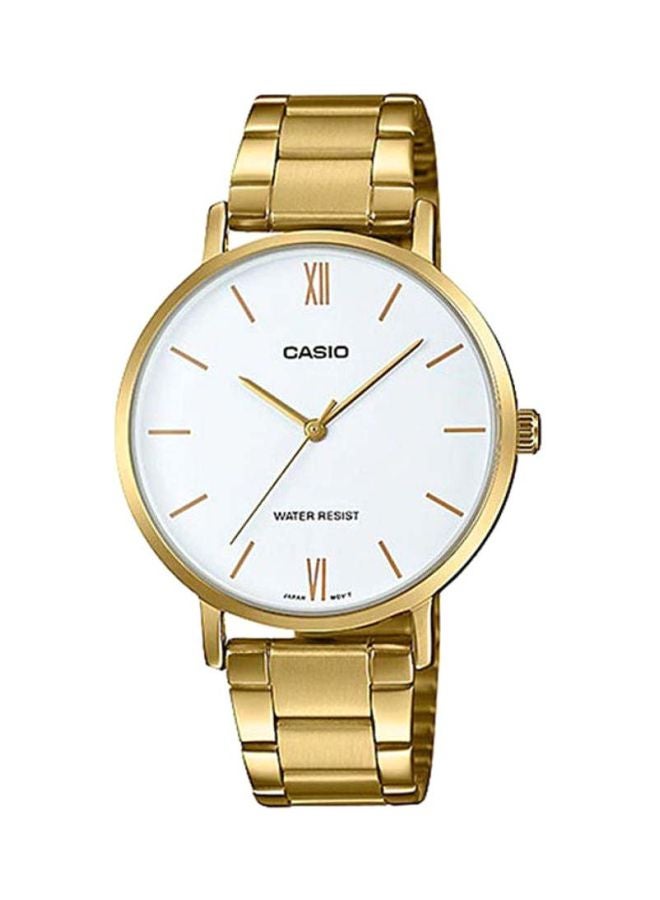 CASIO Men Stainless Steel Analog Wrist Watch For Men LTP-VT01G-7B - Image 1