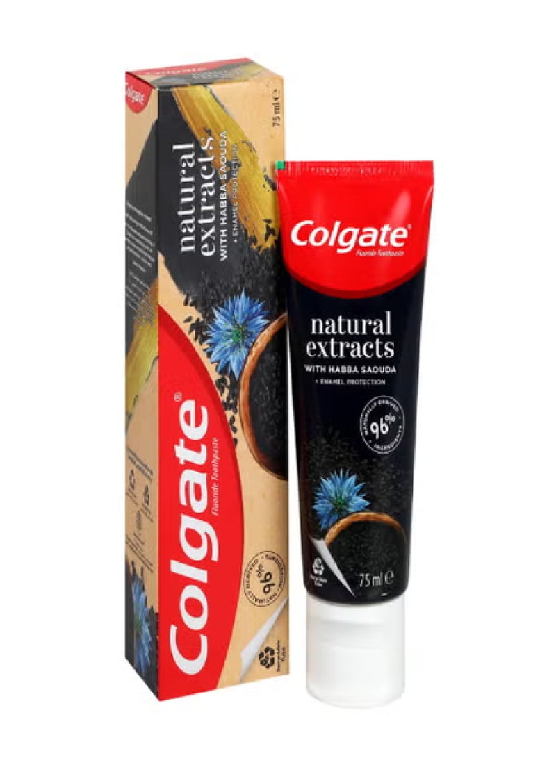 COLGATE NATURAL XTRACTS W/HABBA SAUDA T/P 75ML