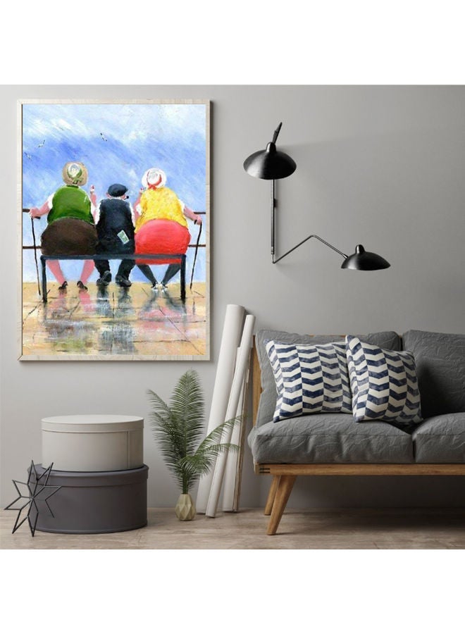 NIBEMINENT DIY Oil Canvas Painting Multicolour - Image 5