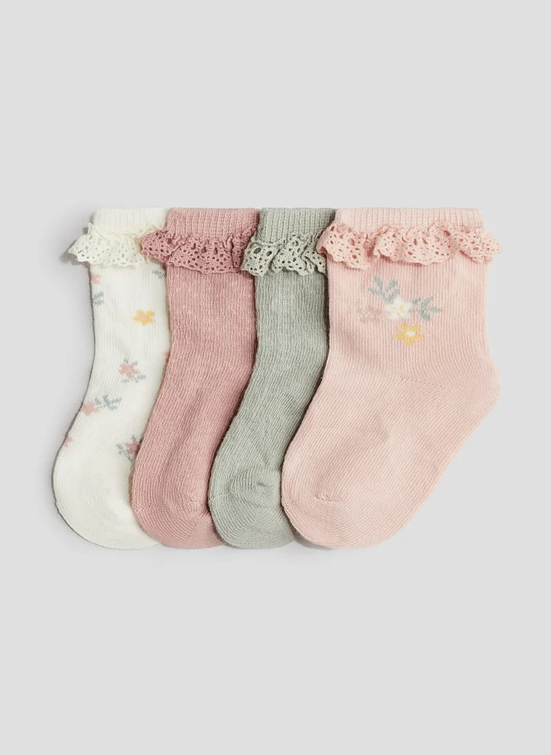 H&M 4-Pack Socks