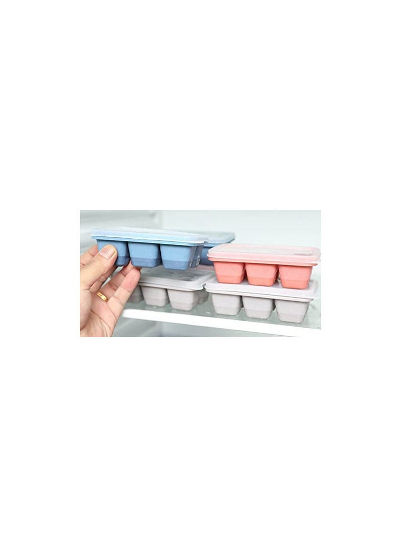 Set Of 3 Plastic Ice Trays With Lids - Image 5