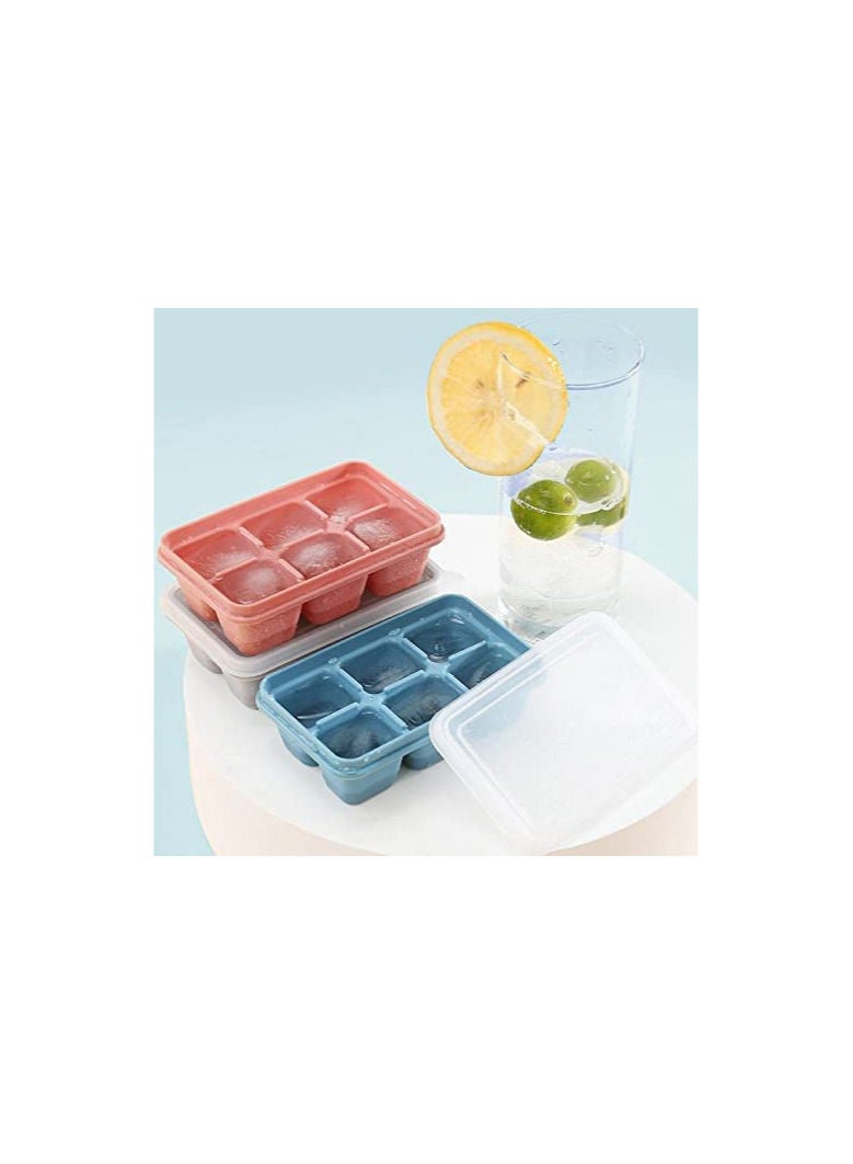 Set Of 3 Plastic Ice Trays With Lids - Image 2