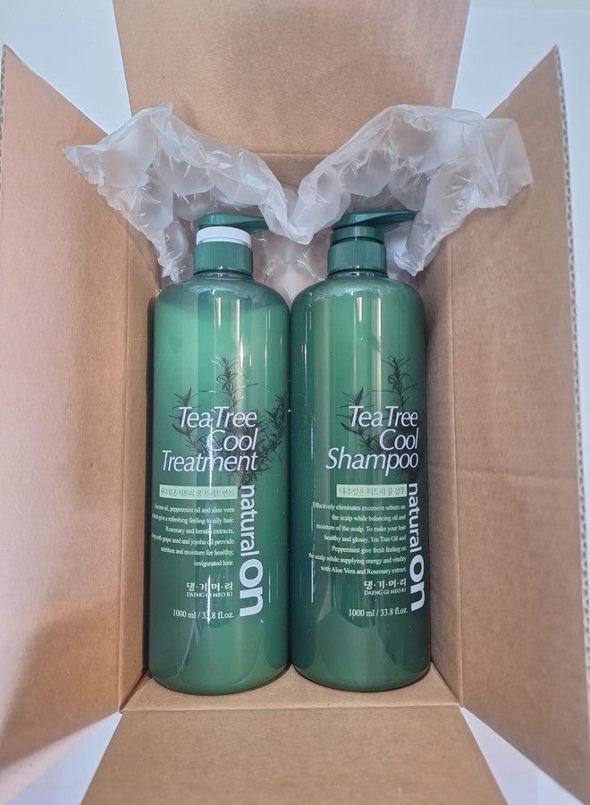 دينغ جي ميو ري مجموعة داينغ جي ميو ري - شامبو وعلاج للشعر بزيت شجرة الشاي والصبار، شعور منعش للشعر الدهني، ترطيب للشعر الجاف، تأثير تنظيف لطيف، 1000 مل - Image 4