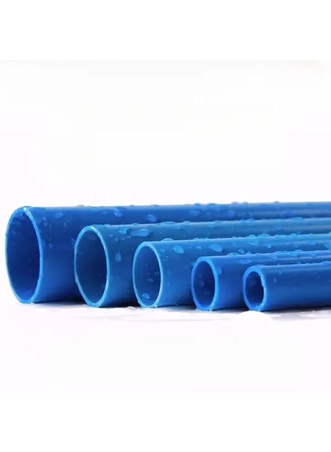 2pcs 25mm Blue PVC Pipe For Aquarium Irrigation Pond Filtration Water Supply - Image 1