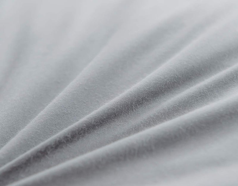 Eastwarmth Goose Down Feather Bed Pillows for Sleeping,Medium Firm,Soft Support Grey Color Standard Size One Pillow - Image 3