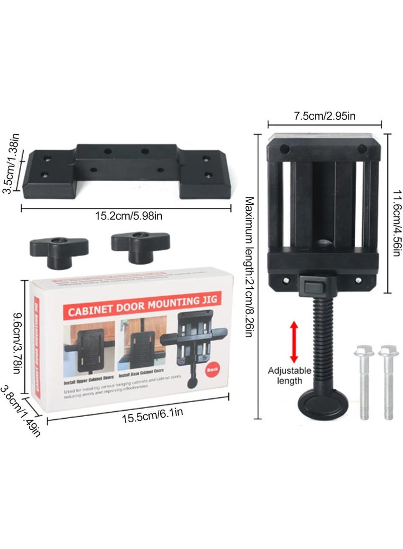 GGOOT Cabinet Installation Tool, Hardware Installation Jig, Auxiliary Installer Positioner, Precision Cabinet Hardware Jig, 8.5x7x3cm, Installation Positioner for Basic Cabinets Overhead Cabinets - Image 2