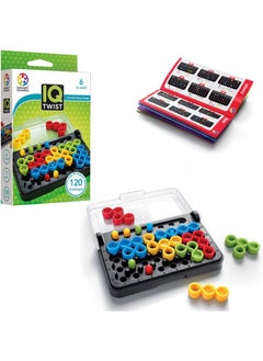 SmartGames Iq Twist A Travel Game For Kids And Adults A Cognitive Skillbuilding Brain Game Brain Teaser For Ages 6 & Up 120 Challenges In Travelfriendly Case  - Image 1