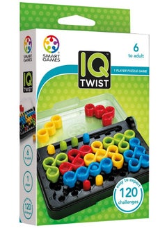SmartGames Iq Twist A Travel Game For Kids And Adults A Cognitive Skillbuilding Brain Game Brain Teaser For Ages 6 & Up 120 Challenges In Travelfriendly Case  - Image 2
