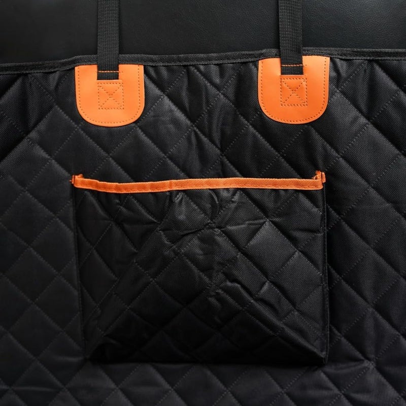 Car Pet Mat for Jeep Recon 2025,1PCS Waterproof Wear Resistant Scratch-Resistant Interior Pet Hammock Car Seat Cushion Trunk Liner Easy Wipe Clean,Orange - Image 3