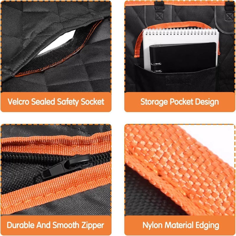 Car Pet Mat for Jeep Recon 2025,1PCS Waterproof Wear Resistant Scratch-Resistant Interior Pet Hammock Car Seat Cushion Trunk Liner Easy Wipe Clean,Orange - Image 5