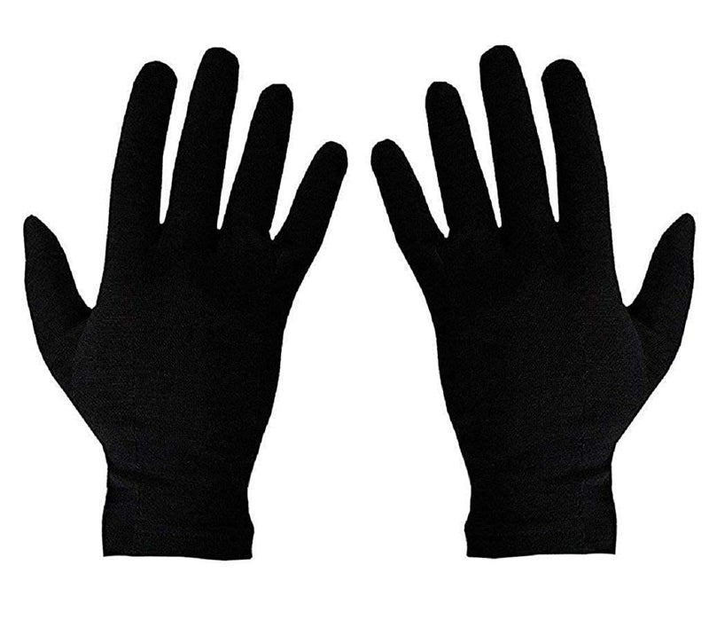 BriKSHi Unisex cotton Arm Sleeves for Summer and Sun protection full hand long gloves for bike riding men and women washable and reusable pack of 1 (Black) - Image 1