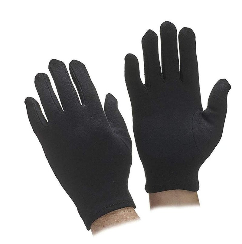BriKSHi Unisex cotton Arm Sleeves for Summer and Sun protection full hand long gloves for bike riding men and women washable and reusable pack of 1 (Black) - Image 4