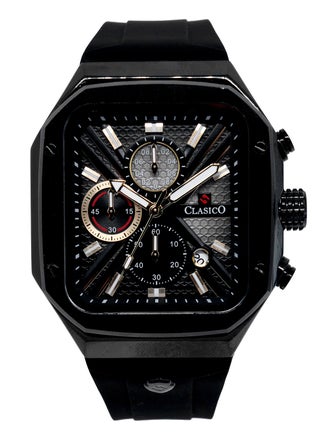 Zypher 6-Hands Chronograph Watch – Midnight Black Square Chronograph Edition with Premium Silicon Strap – Elite Y121 Calibre Movement – Waterproof Design - pzsku/Z1B5AF294B792C59A8E10Z/45/1746879749/95711f79-2d79-44bf-b266-f9e33b7cfe39
