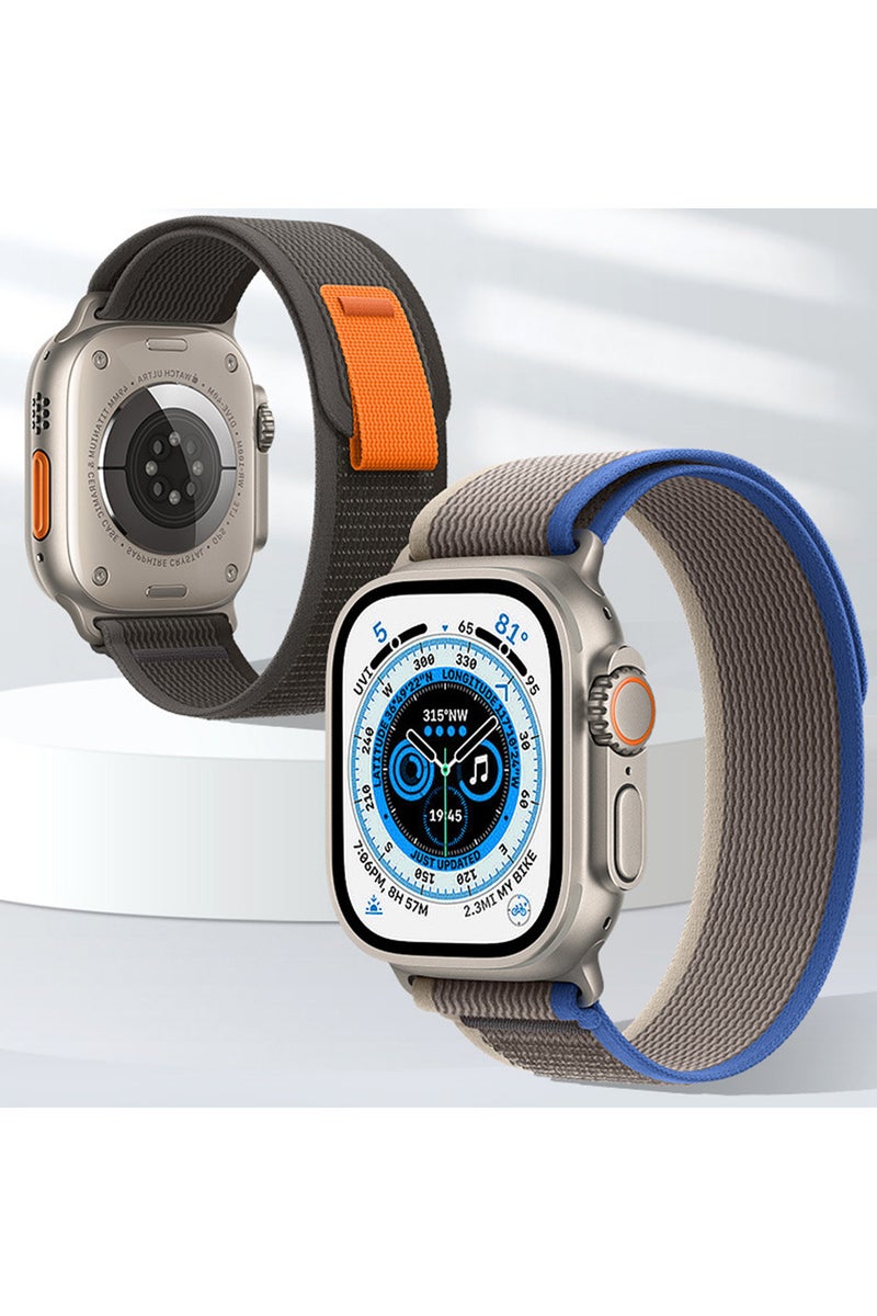 ECVV Nylon Sport Watch Bands Compatible with Apple Watch Band 42/44/45/49mm, Soft Replacement Velcro Strap for iWatch Ultra Series SE 8/7/6/5/4/3/2/1 Strap for Women Men - Image 3